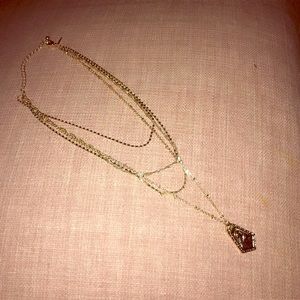 Topshop multi chain choker